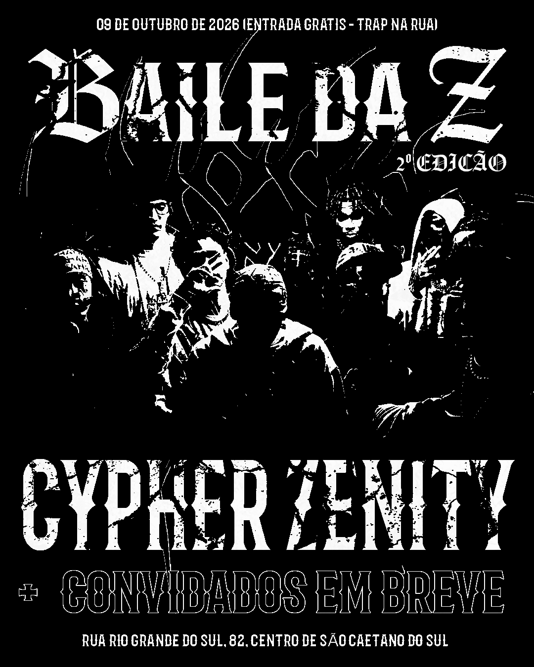Flyer de BAILE DA Z